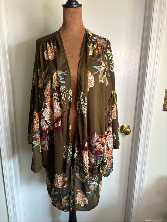 Umgee Other - Umgee Floral Kimono Bell Sleeves Lightweight Boho Festival Beachy Layering